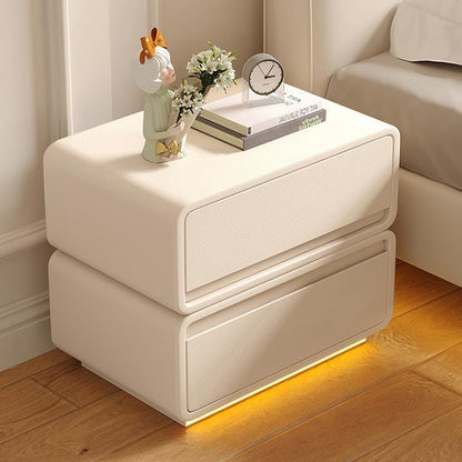 Modern Nightstand with Drawers & Charging Station 🛏️⚡