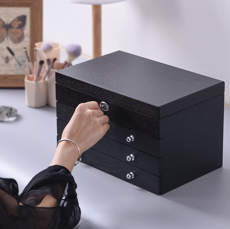 Mirrored Jewelry Organizer with Lock – Elegant Storage 💎🔒