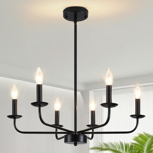 Farmhouse Industrial Chandelier – Rustic Lighting 💡🏡