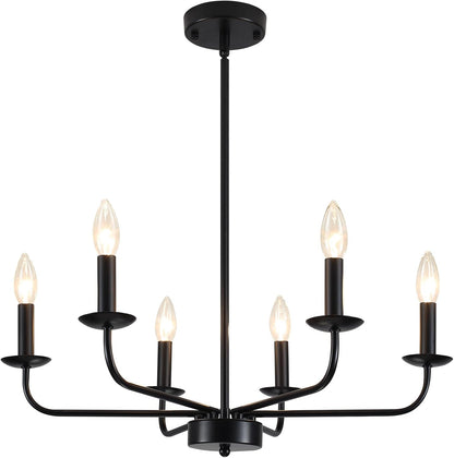 Farmhouse Industrial Chandelier – Rustic Lighting 💡🏡