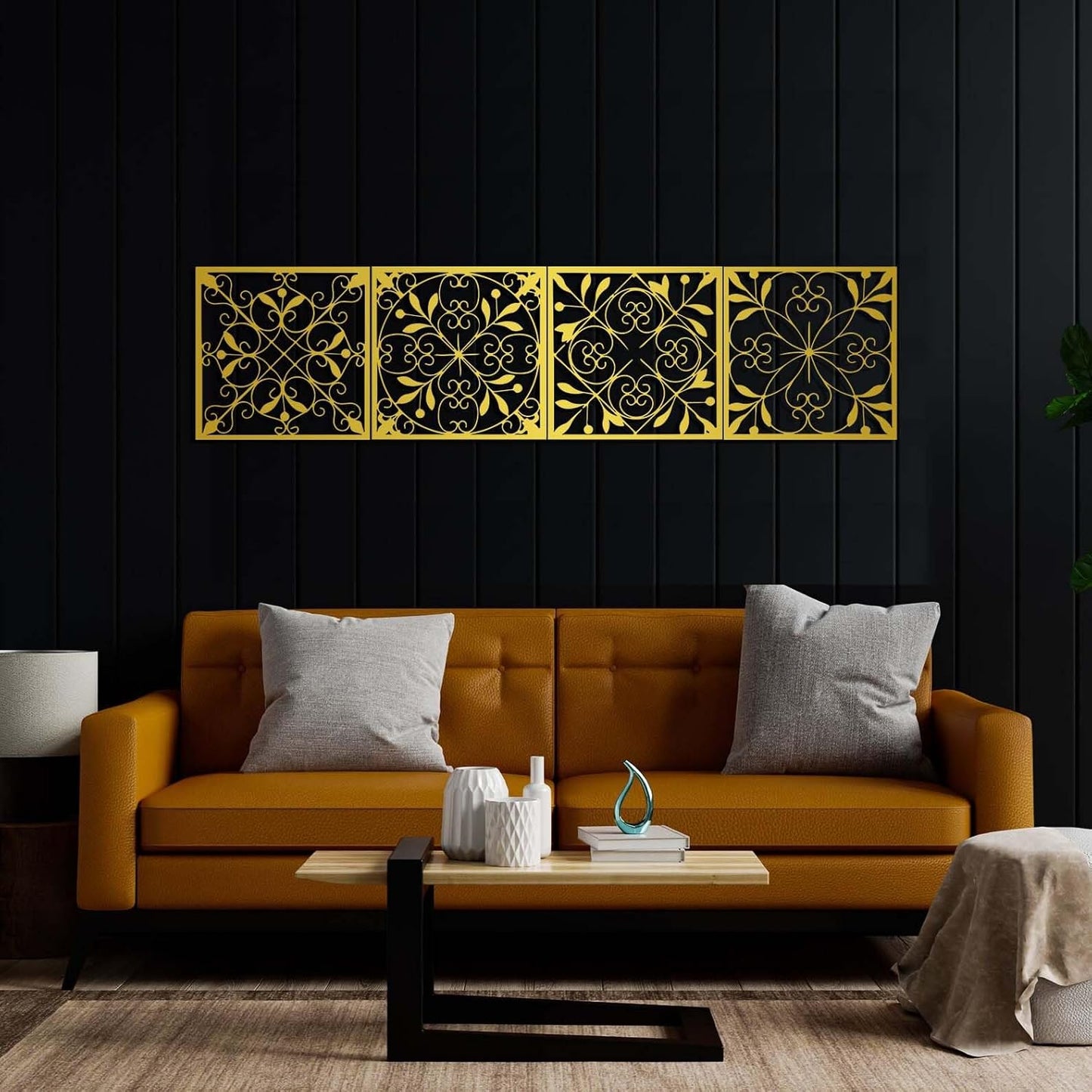 Wrought Scroll Wall Art – Minimalist Home Decor 🖤🏡