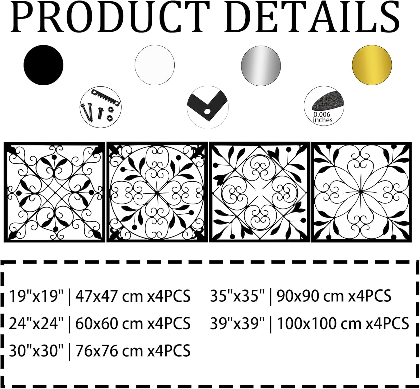 Wrought Scroll Wall Art – Minimalist Home Decor 🖤🏡