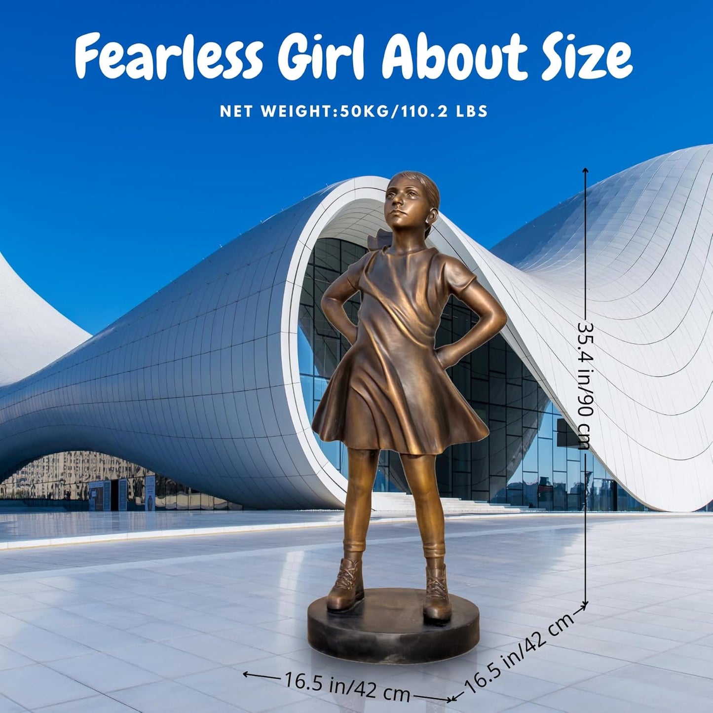 Fearless Girl Bronze Sculpture 🗽✨