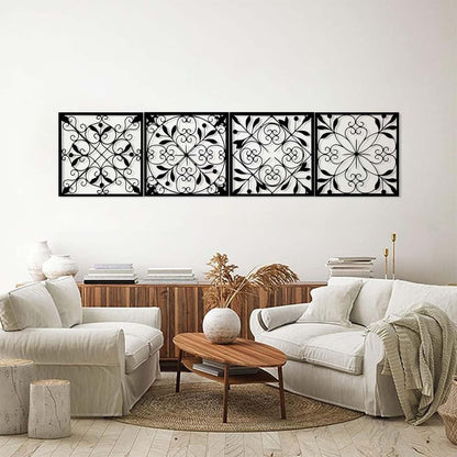 Wrought Scroll Wall Art – Minimalist Home Decor 🖤🏡