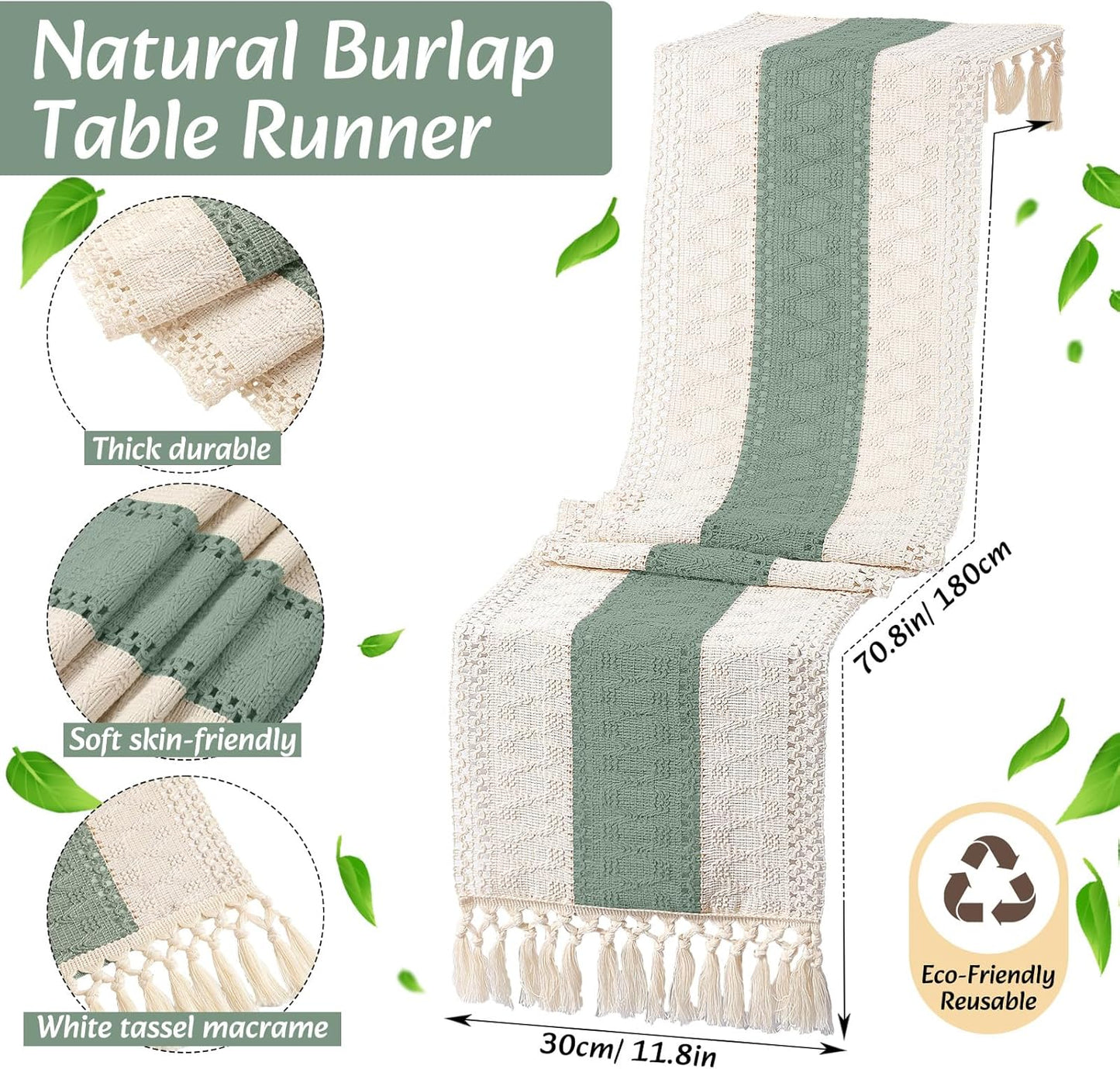 Macrame Placemats – Bicolor Farmhouse Dining 🍽️🌿