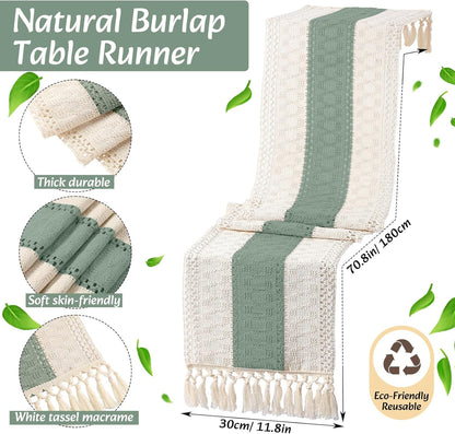 Macrame Placemats – Bicolor Farmhouse Dining 🍽️🌿