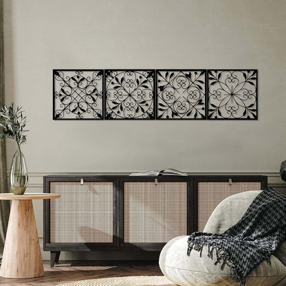 Wrought Scroll Wall Art – Minimalist Home Decor 🖤🏡