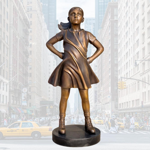 Fearless Girl Bronze Sculpture 🗽✨