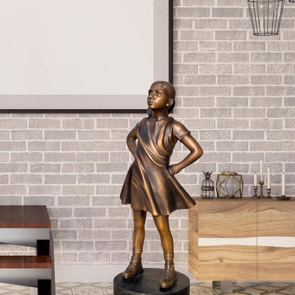 Fearless Girl Bronze Sculpture 🗽✨